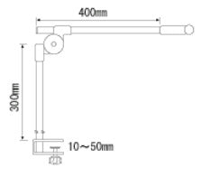 Hakko C1568 Articulating Arm Stand Holder for FA400-04 Smoke Absorber *FA400-04 Not Included*