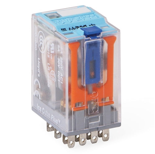Releco C9-A41DX/DC24V Relay 24VDC 4PDT 14 Pin, 5A@250VAC/30VDC with Free Wheeling Diode