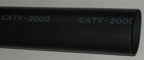 CATV-2000 Black Heat Shrink Tubing 2.0" Diameter 3:1 Shrink Ratio with Dual Wall / Adhesive Liner (4ft) Voltage: 1000V