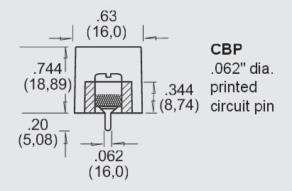 Curtis CBP6 Terminal Strip 6 Pole