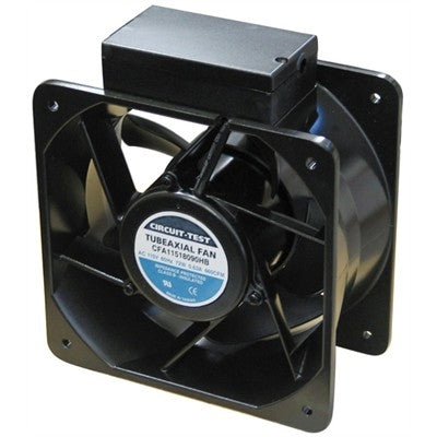Circuit-Test CFA11518090HB 115VAC Ball Bearing Fan 180mm x 180mm x 90mm 460CFM 59dB 3400RPM, Screw Terminals