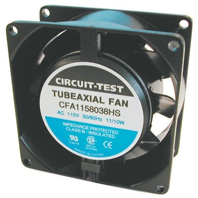 Circuit-Test CFA1158038HS 115VAC Sleeve Bearing Fan 80mm x 80mm x 38mm 32CFM 34dB 3100RPM