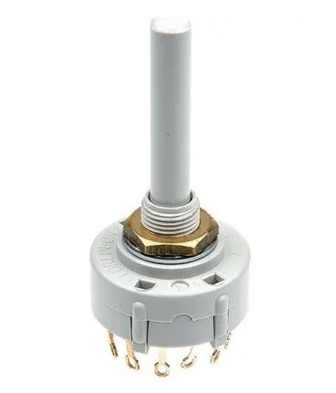 Lorlin CK1024 Rotary Switch 1 Pole 12 Position Non-Shorting, 150mA @ 250VAC/DC, 1A@24VDC, Solder Terminals