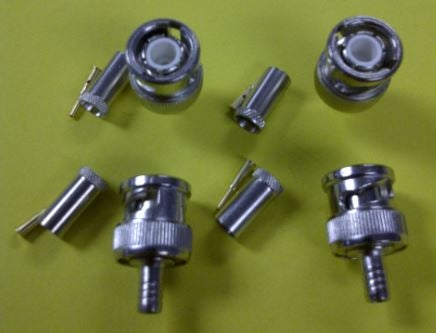 B&L RF BNC Crimp-On Male Connector for Thinnet COBNC10-58T
