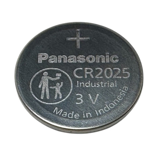 Panasonic CR2025 3V Lithium Button Cell Battery (DL2025, ECR2025, KCR2025, KECR2025-1, KL2025 Equivalent)