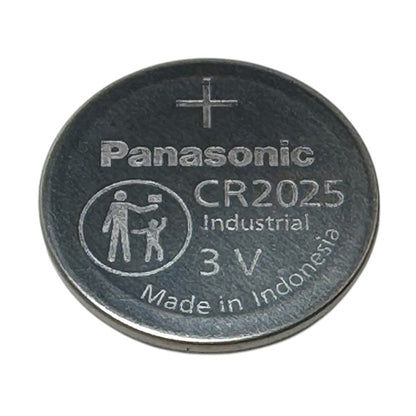 Panasonic CR2025 3V Lithium Button Cell Battery (DL2025, ECR2025, KCR2025, KECR2025-1, KL2025 Equivalent)