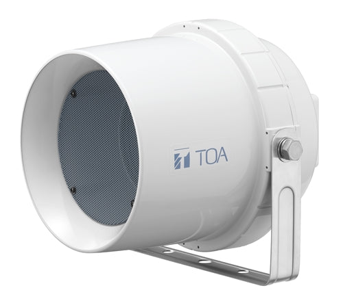 TOA CS-64 6W 70V Wide Range Speaker, with Transformer, Stainless Steel Bracket, Weather Resistant