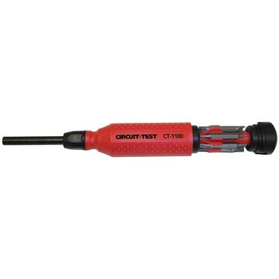 Circuit-Test CT-1100 15-in-1 Multi-Bit Security Screwdriver Tamperproof Version #1: Security Star, Security Hex, Bi Pin