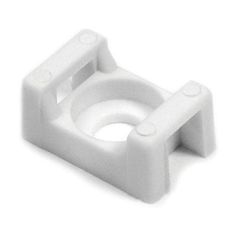 Hellermann Tyton CTM310C2 Cable Tie Anchor Mount (#10 Screw), White 100/Pack (for Cable Tie Series : T18-T120)