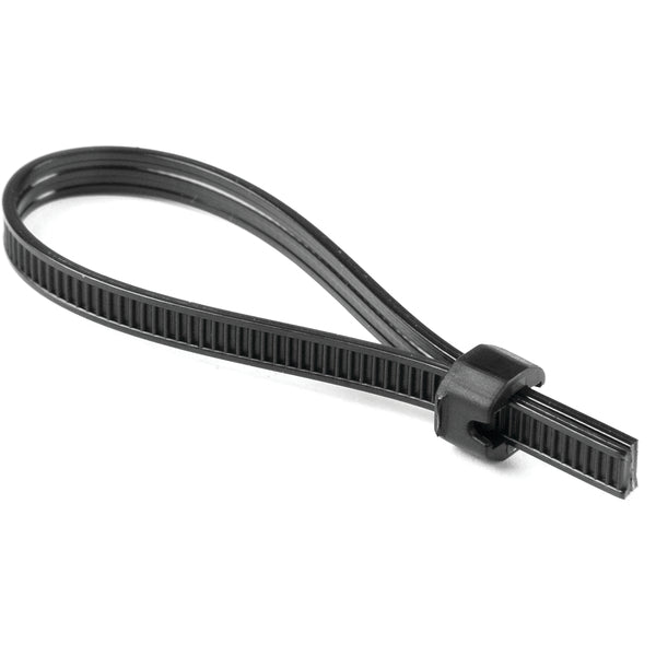 Hellermann Tyton ATS10266210 Cable Tie Closures for ATS Systems, 50lb Tensile Strength, PA66HSUV, Black, 5000/reel
