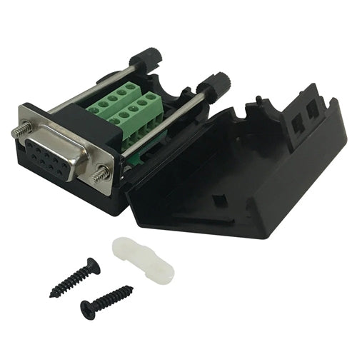 Phantom Cables DB9F-SD DB9 Female Screw Down Field Termination Connector Kit
