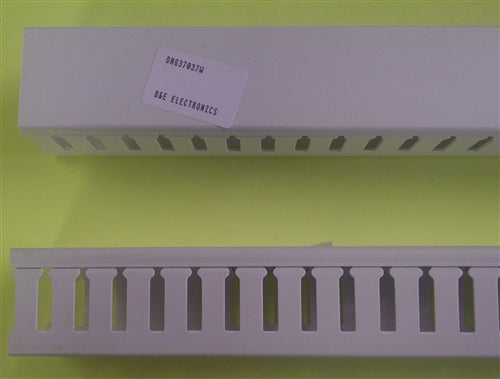 Wieland Wire Finger Duct 2 Meter White with Cover (1.5" x 1.5") DNG37037W Mfr# 34.286.3737.2