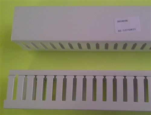 Wieland Wire Finger Duct 2 Meter White with Cover (2" x 2") DNG50050W Mfr# 34.286.5050.2