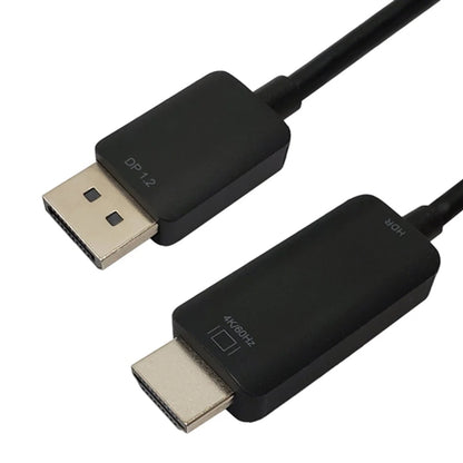 Phantom Cables DP-HD100-06 Display Port 1.2 Male to HDMI Male Cable, 4k@60Hz, HDR, Cec, HDCP2.2, 32AWG Black, 6ft