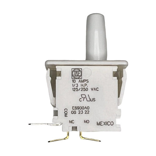 ZF Electronics E6900A0 Interlock Switch with Pin Plunger, SPDT NO/NC, 10A@125VAC/250VAC, QC Terminals, Micro Switch