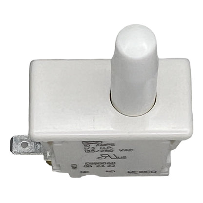 ZF Electronics E6900A0 Interlock Switch with Pin Plunger, SPDT NO/NC, 10A@125VAC/250VAC, QC Terminals, Micro Switch