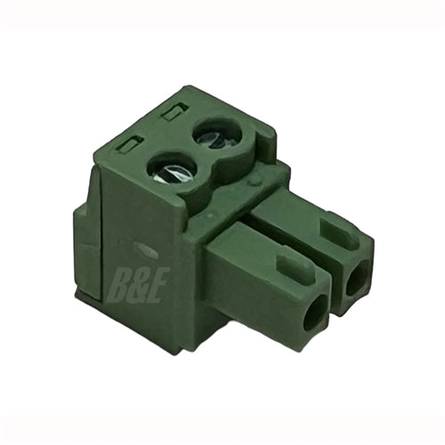 Adamtech EBK-02-B 3.81mm 2 Position Euro Plug / Terminal Block