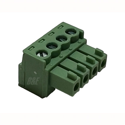 Adamtech EBK-04-B 3.81mm 4 Position Euro Plug / Terminal Block