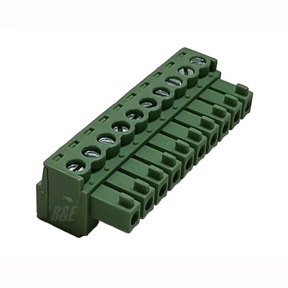 Adamtech EBK-10-B 3.81mm 10 Position Euro Plug / Terminal Block