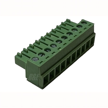 Adamtech EBK-10-B 3.81mm 10 Position Euro Plug / Terminal Block
