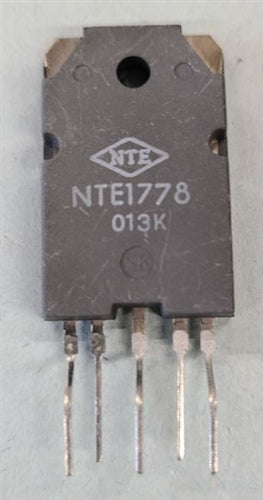 NTE I/C TV Fixed Voltage Regulator (5 Pin Flatpack) NTE1778 Output-135V@1A Pd=27w *No Longer Stocked - Final Sale*