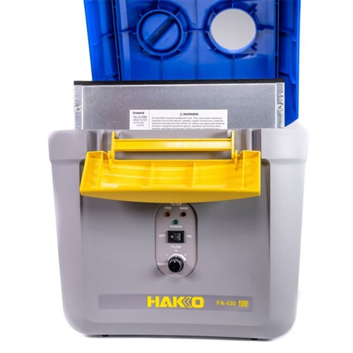 Hakko FA430-KIT1 Smoke and Fume Extractor with Duct Kit & Rectangular Nozzle