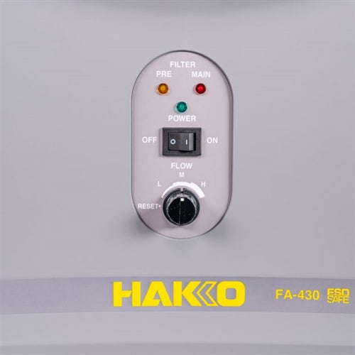Hakko FA430-KIT1 Smoke and Fume Extractor with Duct Kit & Rectangular Nozzle