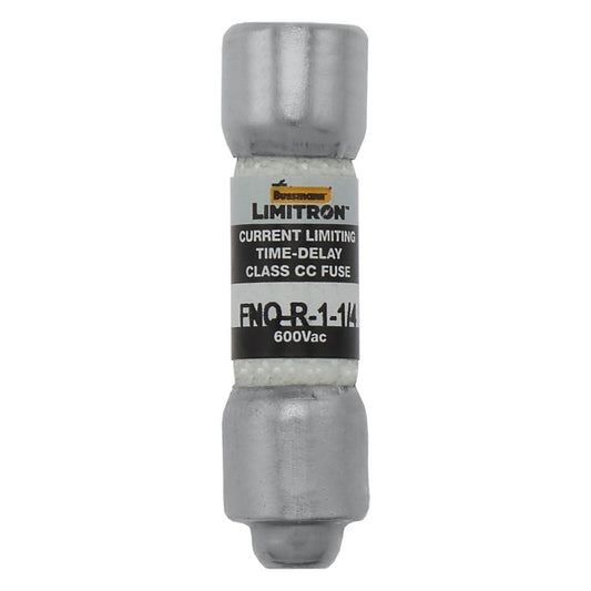 Bussmann FNQ-R-1-1/4 Fuse 1.25 Amp 600VAC Slow Blow Class CC Rejection-Type Fiber-Tube (13/32" x 1-1/2") 1.25A 1.25AMP