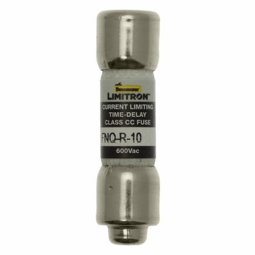 Bussmann FNQ-R-10 Fuse 10 Amp 600VAC Slow Blow Class CC Rejection-Type Fiber-Tube (13/32" x 1-1/2") 10A 10AMP