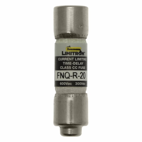 Bussmann FNQ-R-20 Fuse 20 Amp 600VAC Slow Blow Class CC Rejection-Type Fiber-Tube (13/32" x 1-1/2") 20A 20AMP