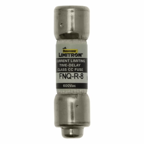 Bussmann FNQ-R-8 Fuse 8 Amp 600VAC Slow Blow Class CC Rejection-Type Fiber-Tube (13/32" x 1-1/2") 8A 8AMP