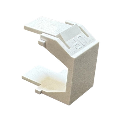 PSI Data FP00BWH-S Blank White Keystone Module, 10/Pack
