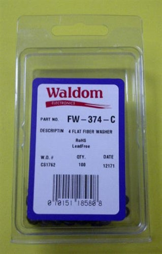 Waldom FW374C #4 Flat Fibre Washer