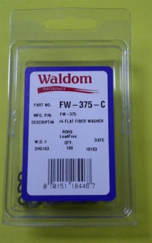 Waldom FW375C #6 Flat Fibre Washer