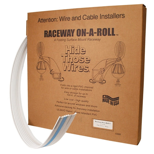 Premiere FWF-05511 Raceway On a Roll 1/2" White (50ft)