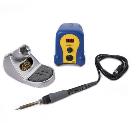 Hakko FX888DX-010BY Digital Soldering Station Blue/Yellow, Includes T18-D16 Tip, Tip Cleaning Sponge & Wire