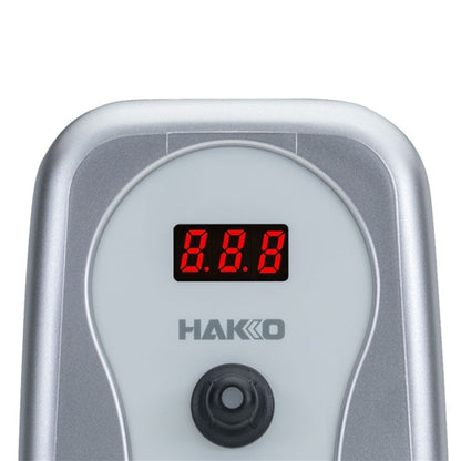Hakko FX888DX-010SV Digital Soldering Station Titanium Silver, Includes T18-D16 Tip, Tip Cleaning Sponge & Wire