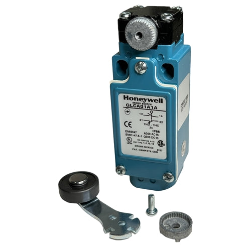Honeywell GLCA01A1A Global Limit Switch SPDT, Snap Action, Side Rotary, 6A/125VAC 3A/240VAC, 1NC/1NO, Micro Switch