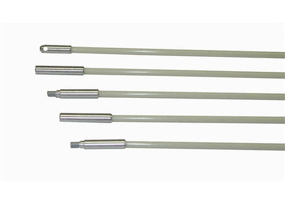 BES GLF308 Glowfish Wire Pulling Kit, 8 x 3' Glow-In-The-Dark Rods, 3/16" Diameter, 24 Feet, with Accessories & Case