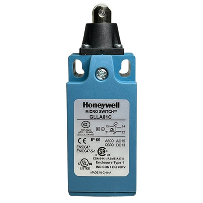 Honeywell GLLA01C Global Limit Switch SPDT, Snap Action, Top Roller Plunger, 6A/120VAC 3A/240VAC 1NC/1NO Micro Switch