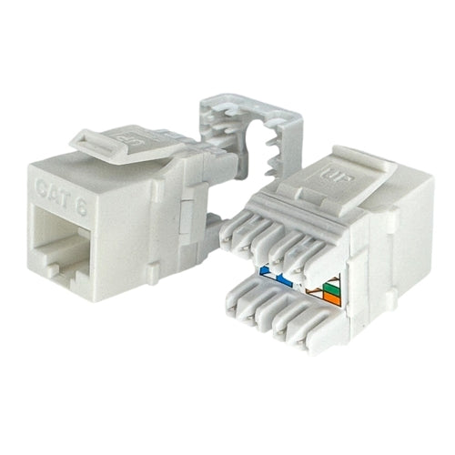 PSI Data HD-6EKSJWH Cat6 HDJ-Series Keystone Jack T568A/B, White