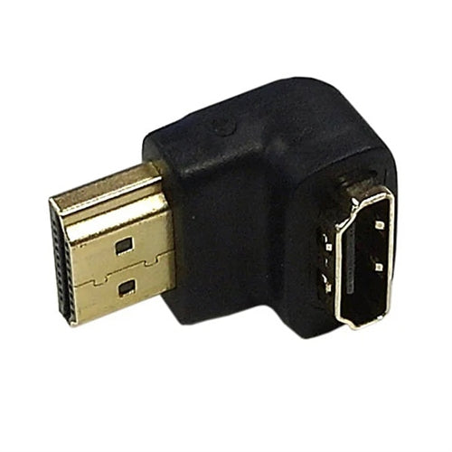 Phantom Cables HDMI90D HDMI Right Angle Adapter (M-F), 90 Degree Downward Position