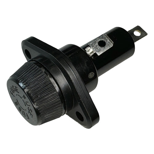 Bussmann HPF Panel-Mount Fuseholder with Screw-Type Knob, for 13/32" x 1-5/16" to 1-1/2" Fuses, 30A/600V