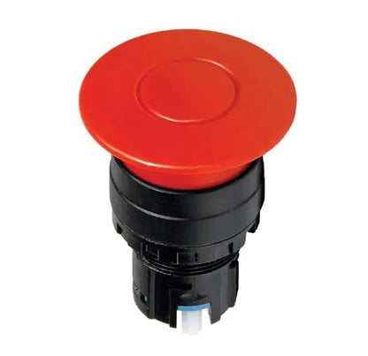 IDEC HW1B-Y2R 22mm Diameter Operator Unit Emergency Stop Push Button, Push-Pull, E-Stop with 600V/10A Contacts