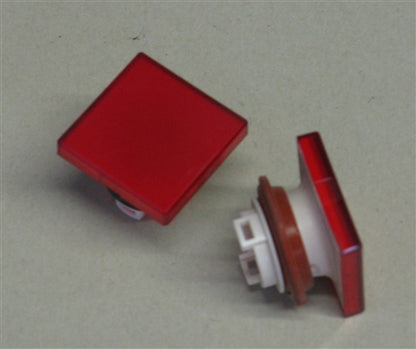 IDEC HW2A-L1-R 22mm Diameter Square Flush Red Lens **CLEARANCE**