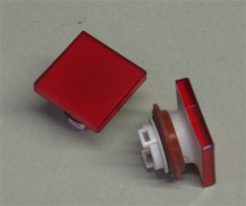 IDEC HW2A-L1-R 22mm Diameter Square Flush Red Lens **CLEARANCE**