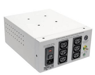 Tripplite IS600HGDV Isolation Transformer 600W 115/230V 60601-1 Medi-Grade, C14 Inlet, 6 C13 Outlets