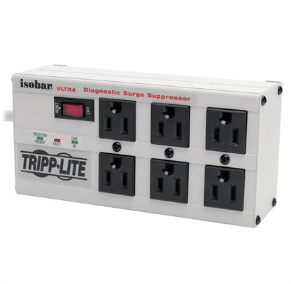 Tripplite ISOBAR6ULTRA Premium Surge Suppressor 6 Outlet All Metal Housing 6-FOOT Cord