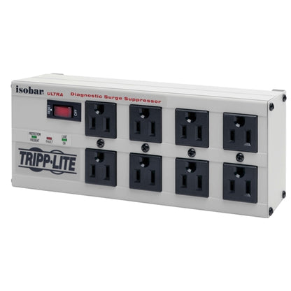 Tripplite ISOBAR8ULTRA Premium Surge Suppressor 8 Outlet All Metal Housing 12-FOOT Cord