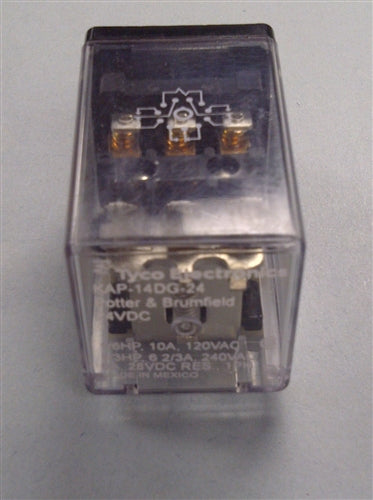TE CONNECTIVITY / P&B KAP-14DG-24 Power Relay 3PDT 24VDC 10A **CLEARANCE**